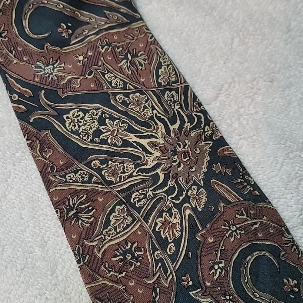 Vintage John Henry ultra‎ men's all silk neck tie